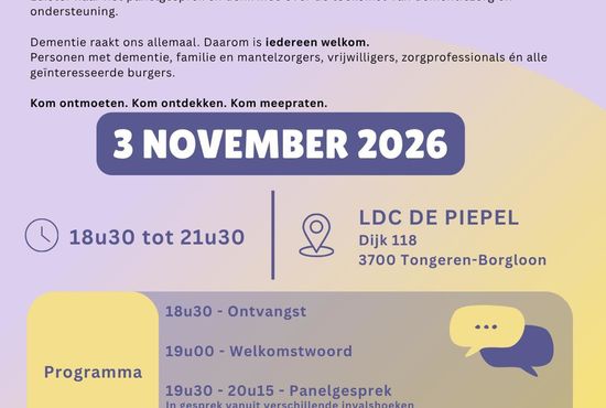 Praatcafé dementie